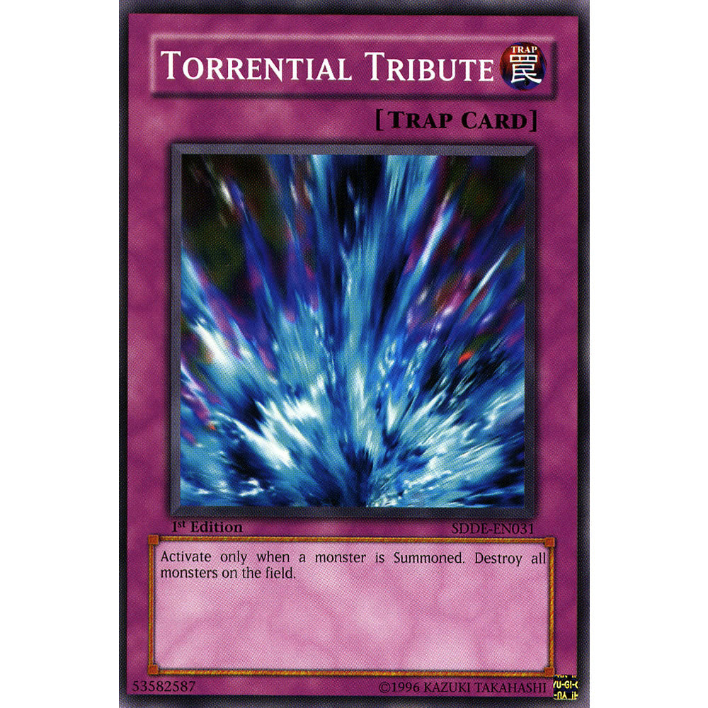 Torrential Tribute SDDE-EN031 Yu-Gi-Oh! Card from the Dark Emperor Set