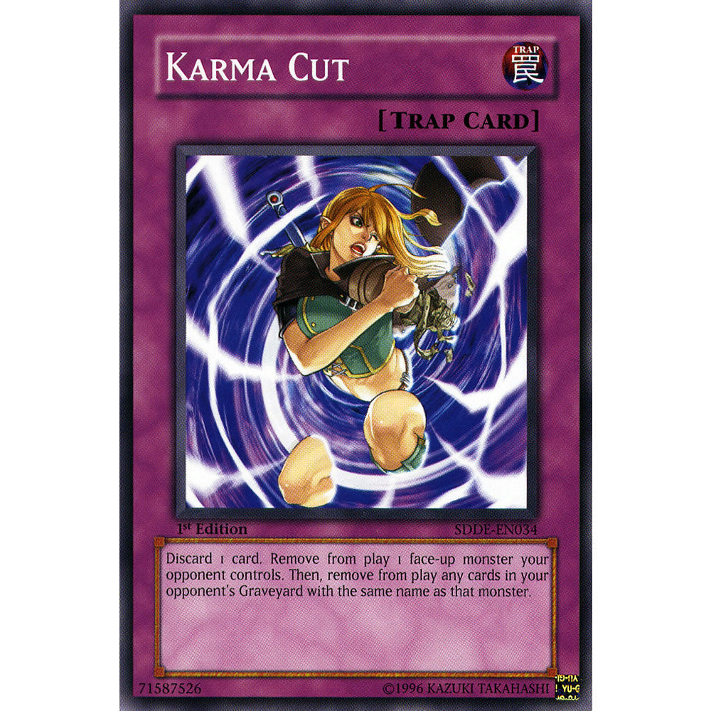 Karma Cut SDDE-EN034 Yu-Gi-Oh! Card from the Dark Emperor Set