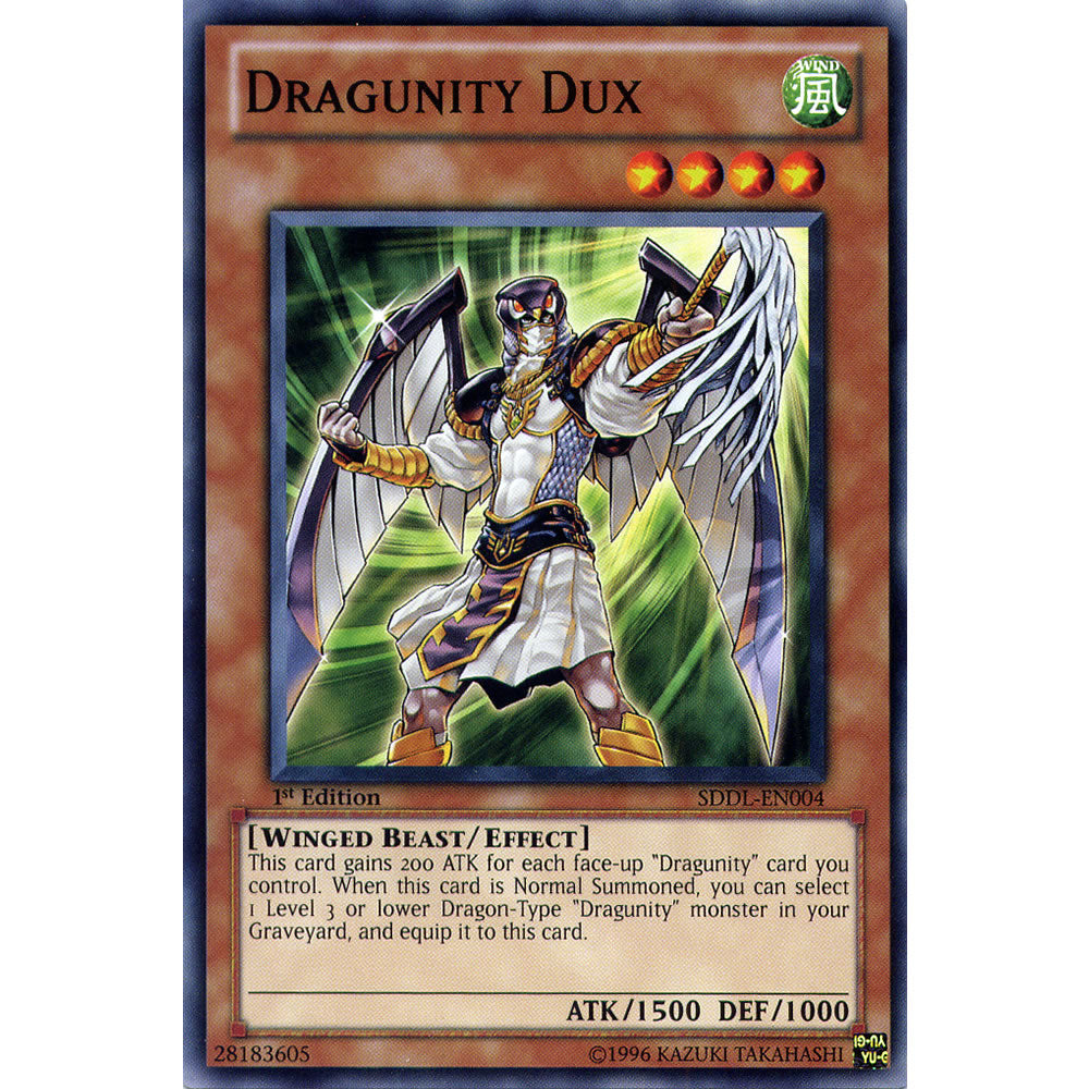 Dragunity Dux SDDL-EN004 Yu-Gi-Oh! Card from the Dragunity Legion Set