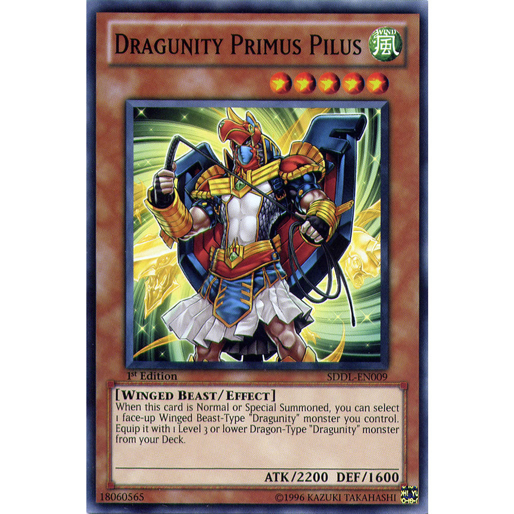 Dragunity Primus Pilus SDDL-EN009 Yu-Gi-Oh! Card from the Dragunity Legion Set
