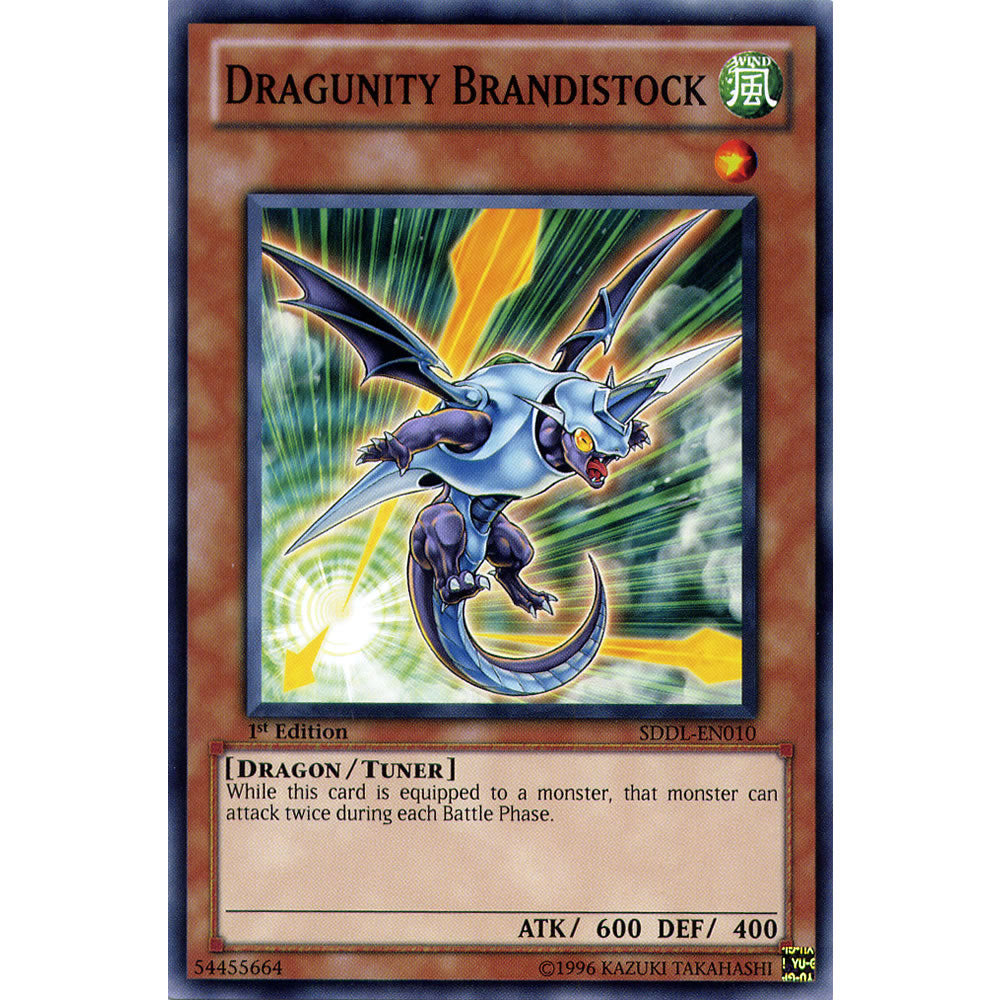 Dragunity Brandistock SDDL-EN010 Yu-Gi-Oh! Card from the Dragunity Legion Set