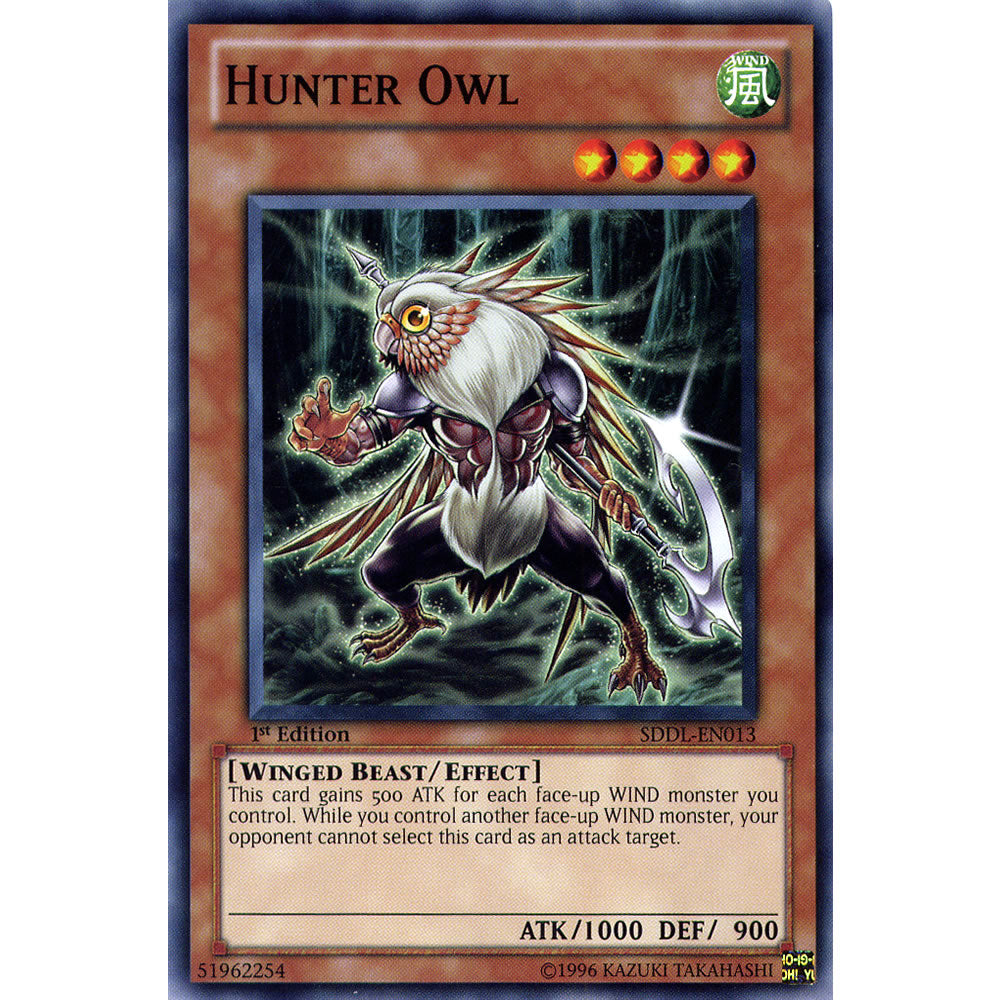 Hunter Owl SDDL-EN013 Yu-Gi-Oh! Card from the Dragunity Legion Set