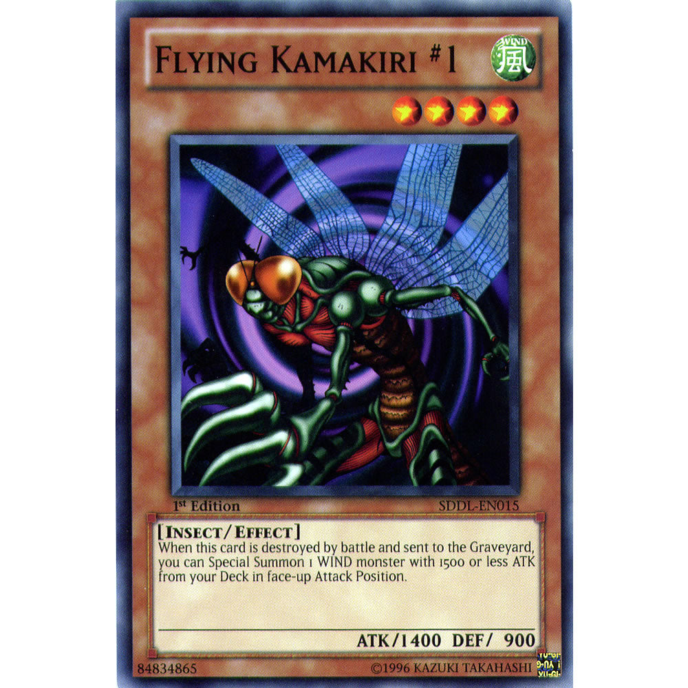 Flying Kamakiri #1 SDDL-EN015 Yu-Gi-Oh! Card from the Dragunity Legion Set