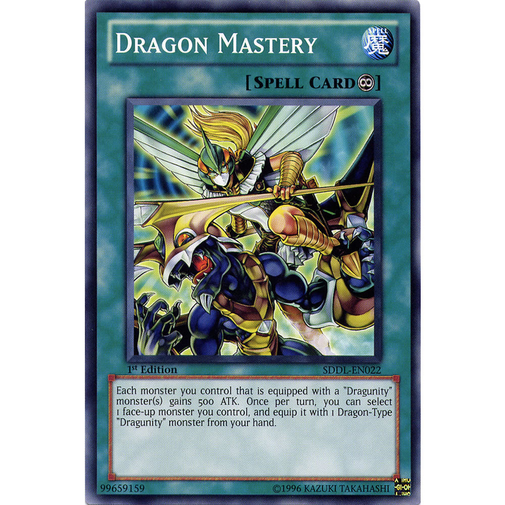 Dragon Mastery SDDL-EN022 Yu-Gi-Oh! Card from the Dragunity Legion Set