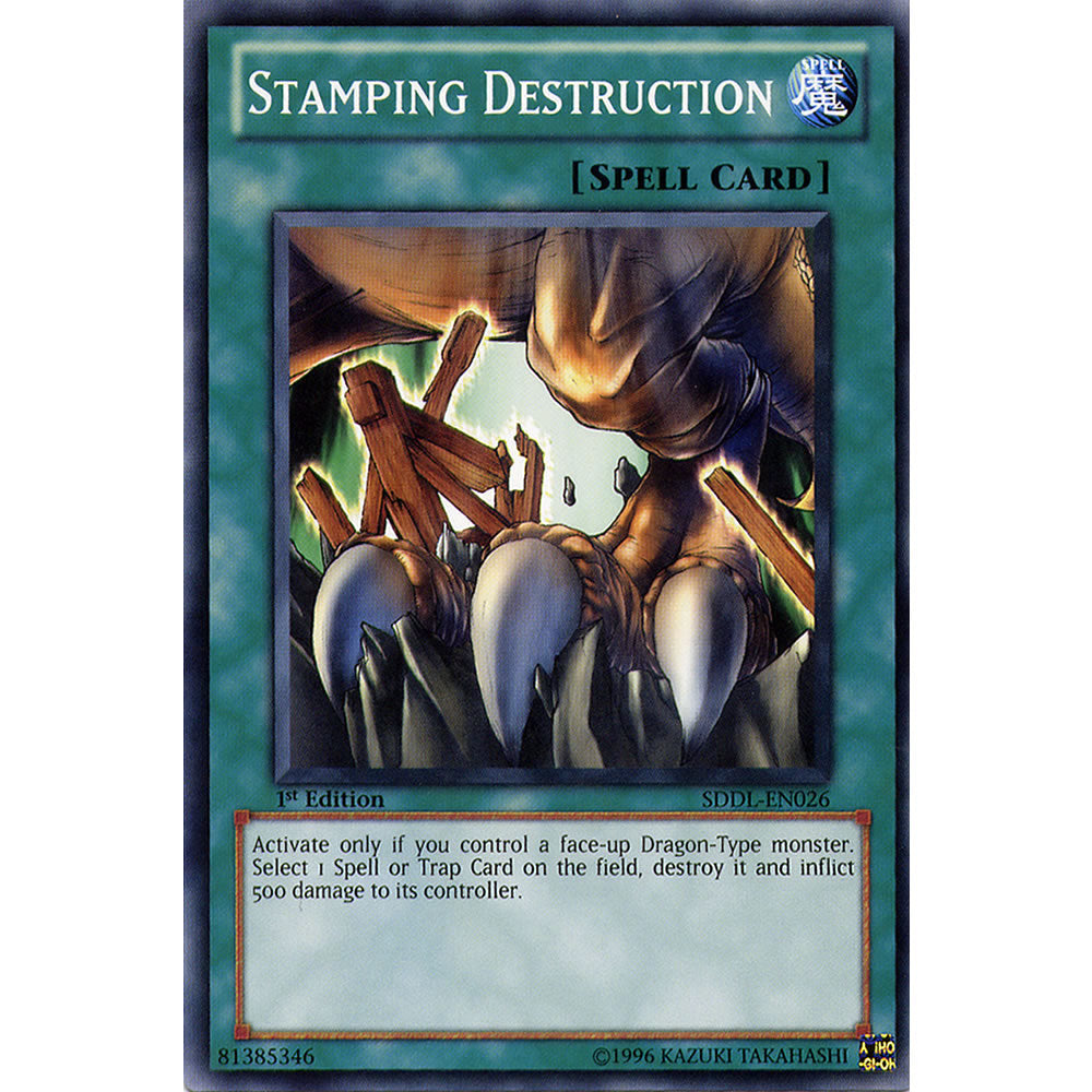 Stamping Destruction SDDL-EN026 Yu-Gi-Oh! Card from the Dragunity Legion Set