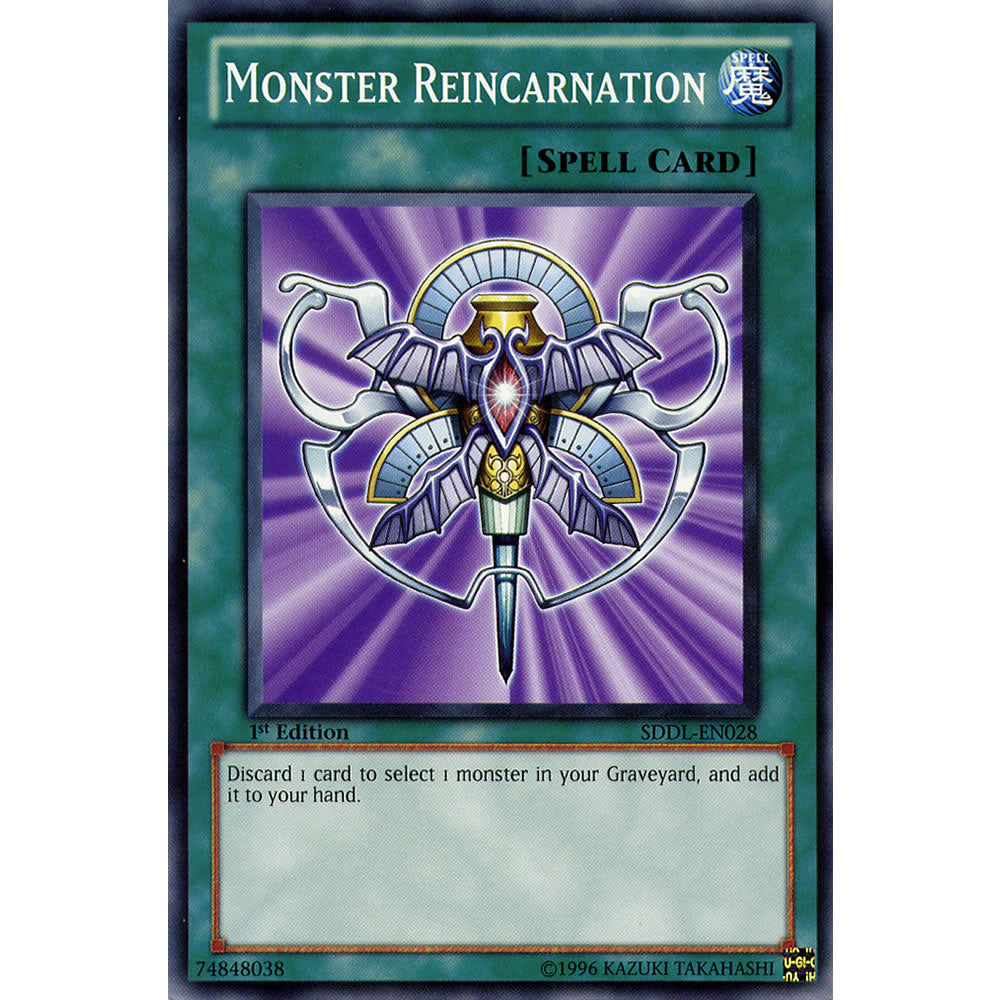 Monster Reincarnation SDDL-EN028 Yu-Gi-Oh! Card from the Dragunity Legion Set