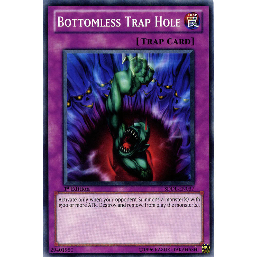 Bottomless Trap Hole SDDL-EN037 Yu-Gi-Oh! Card from the Dragunity Legion Set