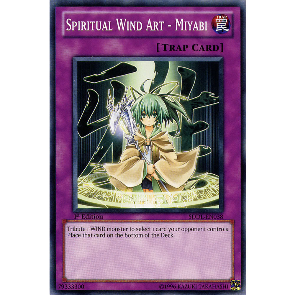 Spritual Wind Art - Miyabi SDDL-EN038 Yu-Gi-Oh! Card from the Dragunity Legion Set