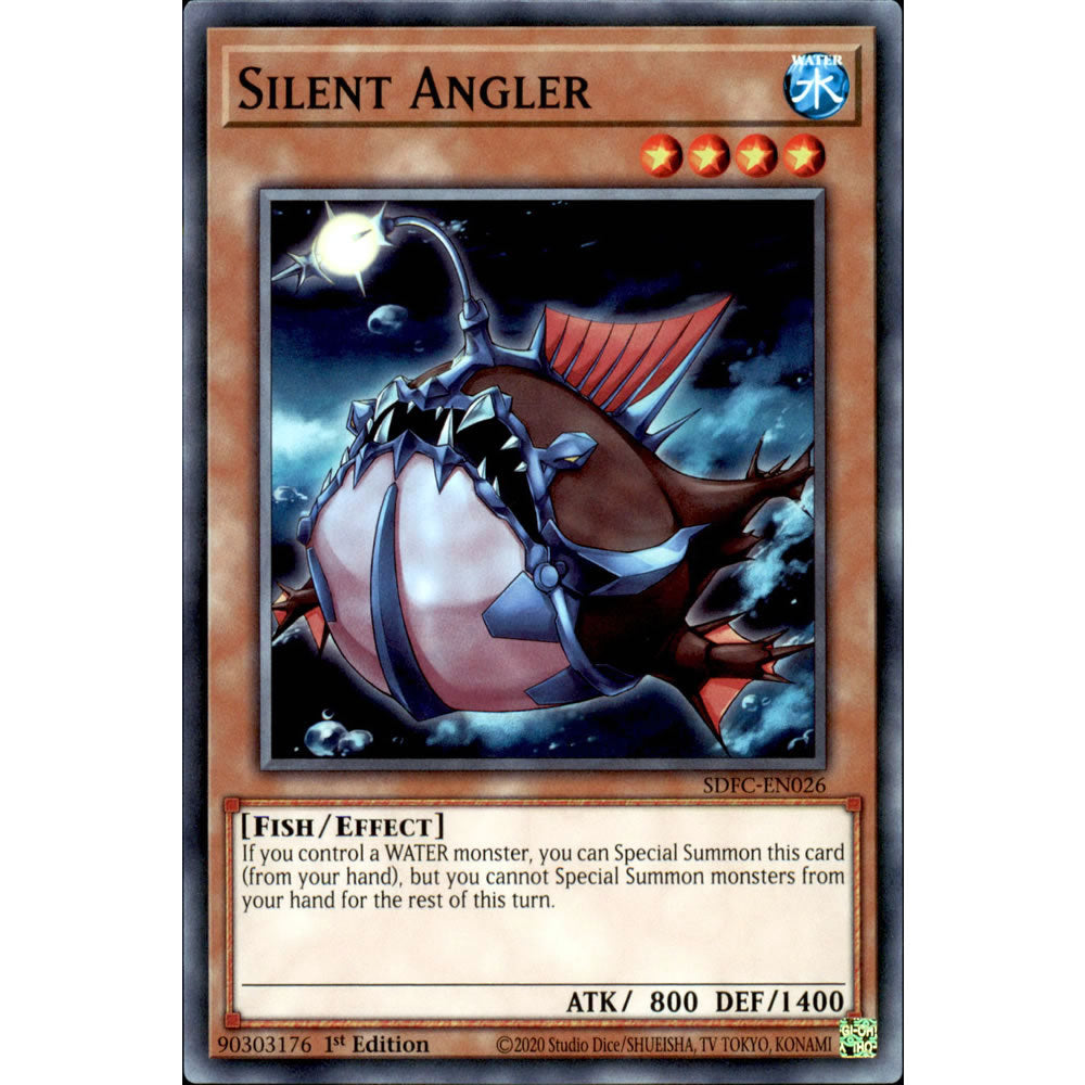 Silent Angler SDFC-EN026 Yu-Gi-Oh! Card from the Freezing Chains Set