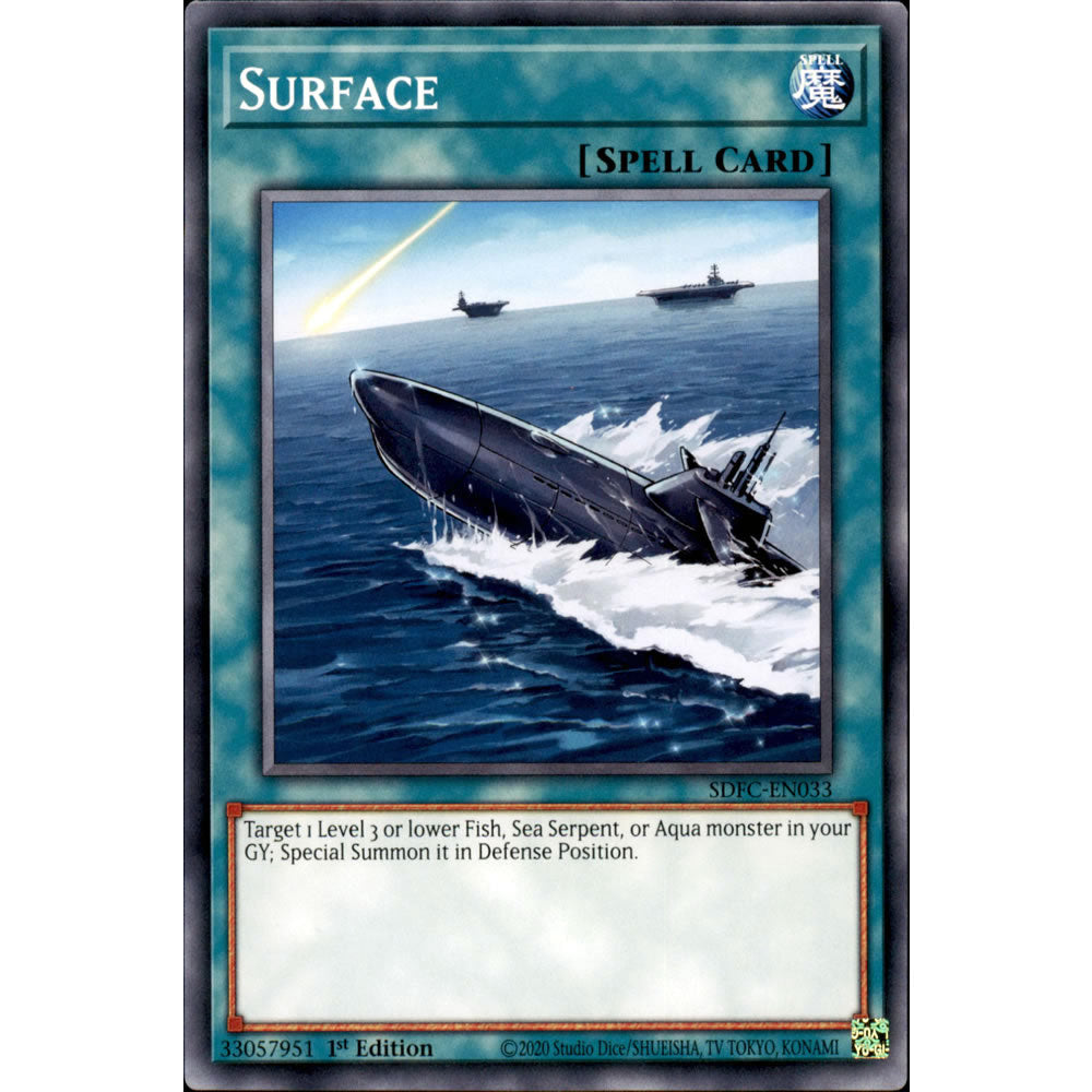 Surface SDFC-EN033 Yu-Gi-Oh! Card from the Freezing Chains Set