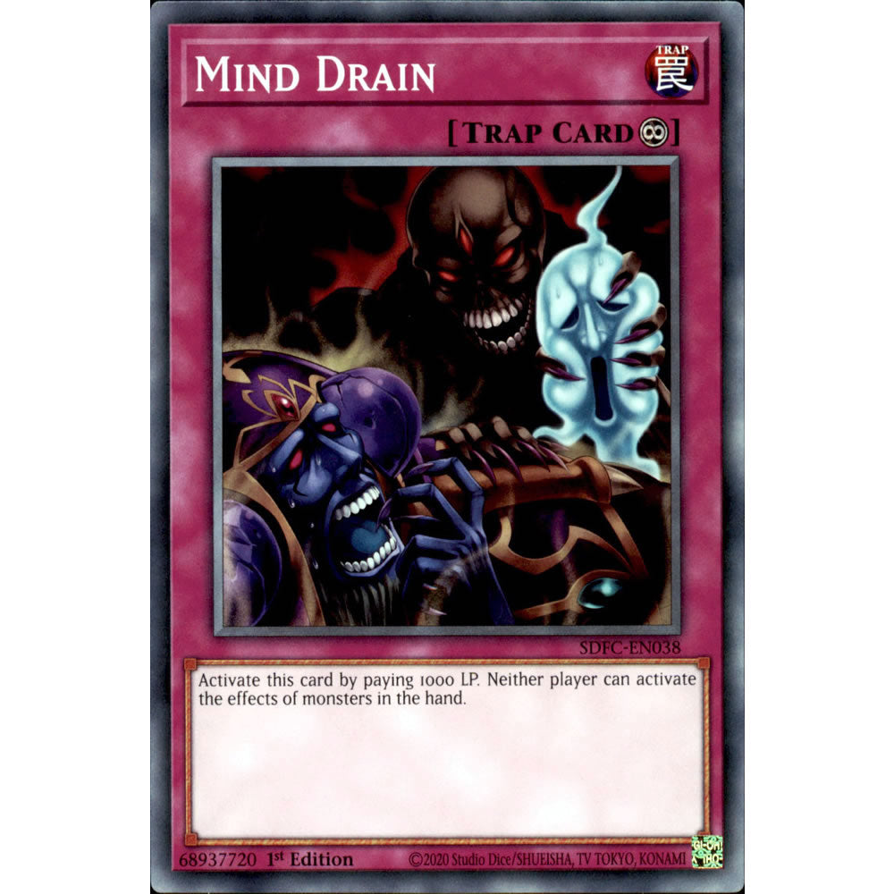 Mind Drain SDFC-EN038 Yu-Gi-Oh! Card from the Freezing Chains Set