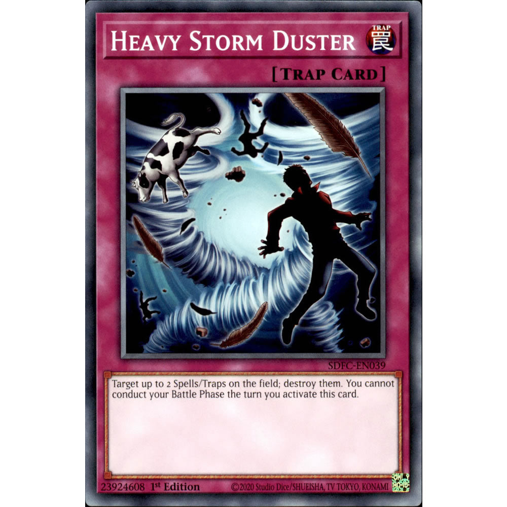 Heavy Storm Duster SDFC-EN039 Yu-Gi-Oh! Card from the Freezing Chains Set