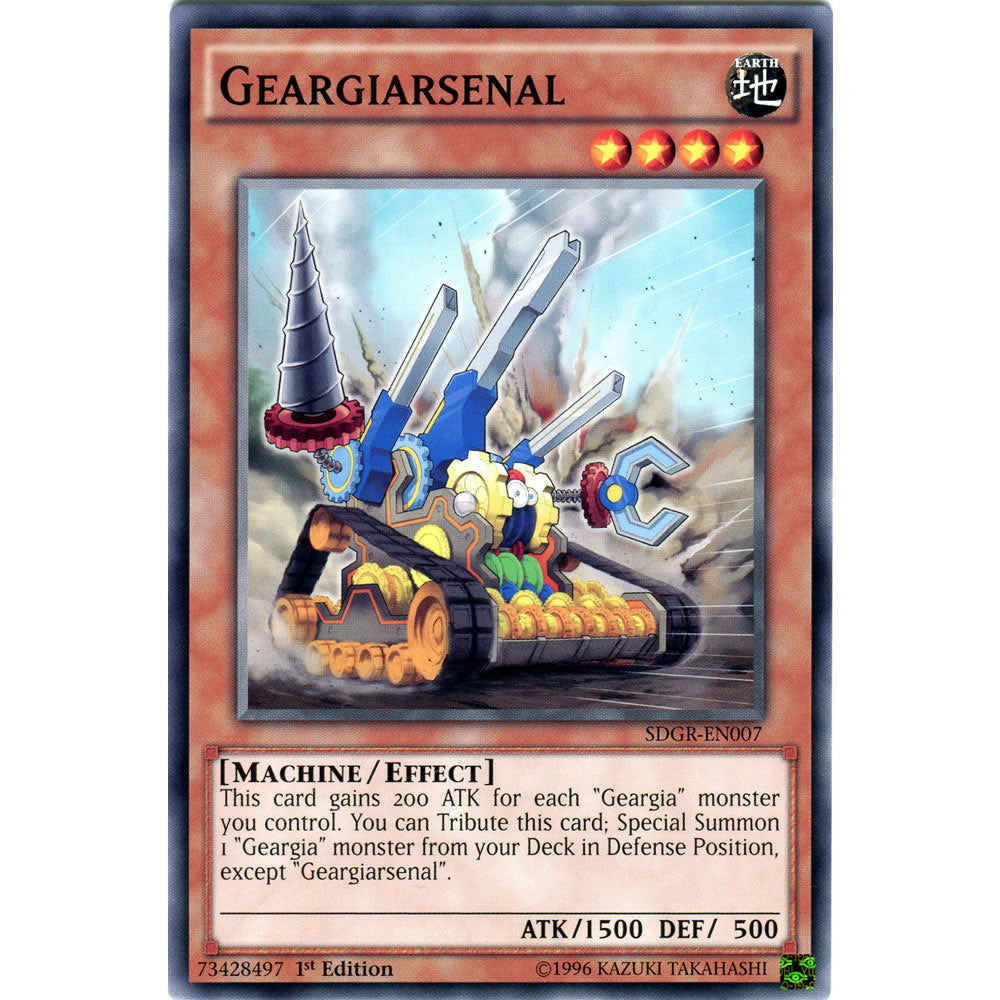 Geargiarsenal SDGR-EN007 Yu-Gi-Oh! Card from the Geargia Rampage Set
