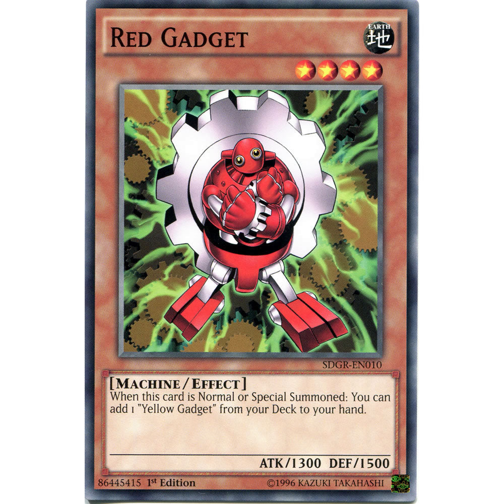 Red Gadget SDGR-EN010 Yu-Gi-Oh! Card from the Geargia Rampage Set