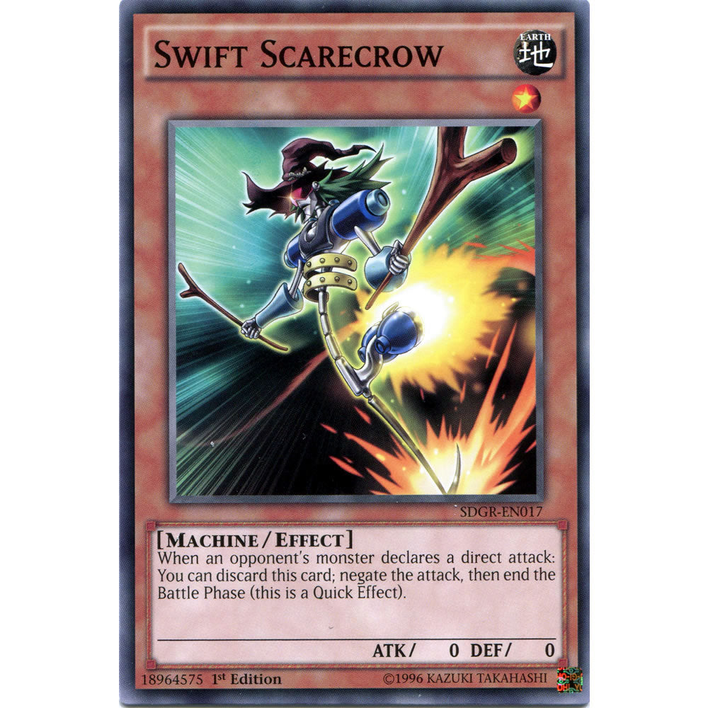 Swift Scarecrow SDGR-EN017 Yu-Gi-Oh! Card from the Geargia Rampage Set