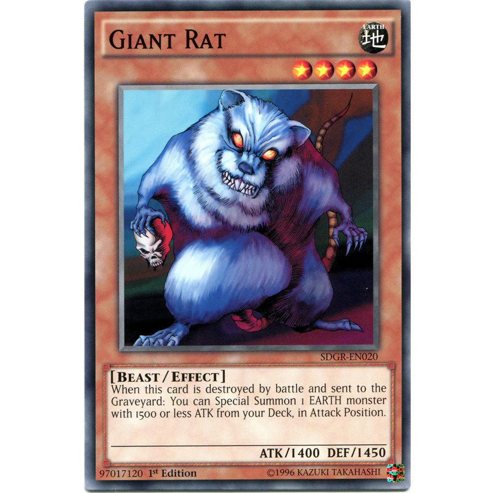 Giant Rat SDGR-EN020 Yu-Gi-Oh! Card from the Geargia Rampage Set
