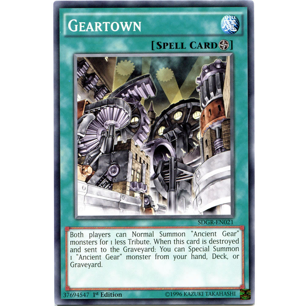 Geartown SDGR-EN021 Yu-Gi-Oh! Card from the Geargia Rampage Set