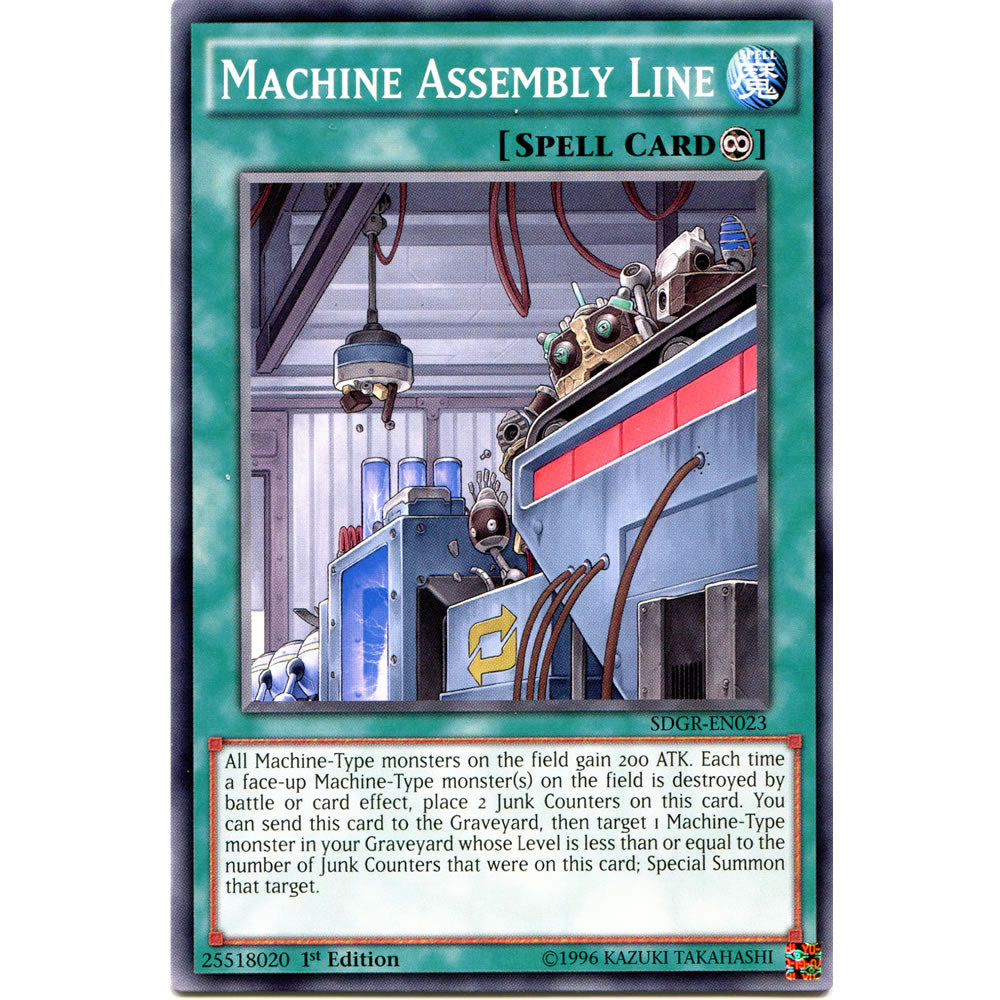 Machine Assembly Line SDGR-EN023 Yu-Gi-Oh! Card from the Geargia Rampage Set