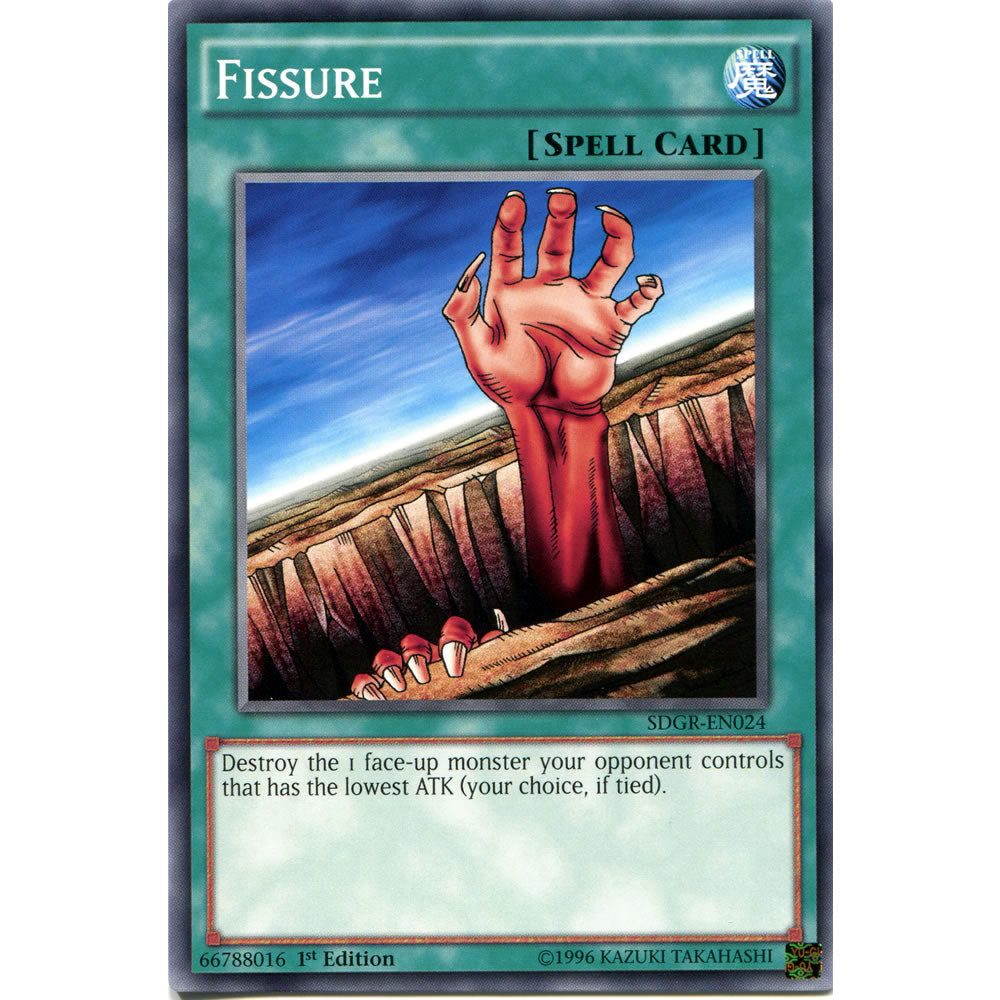 Fissure SDGR-EN024 Yu-Gi-Oh! Card from the Geargia Rampage Set