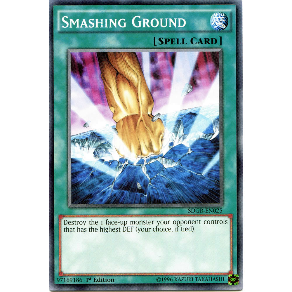 Smashing Ground SDGR-EN025 Yu-Gi-Oh! Card from the Geargia Rampage Set