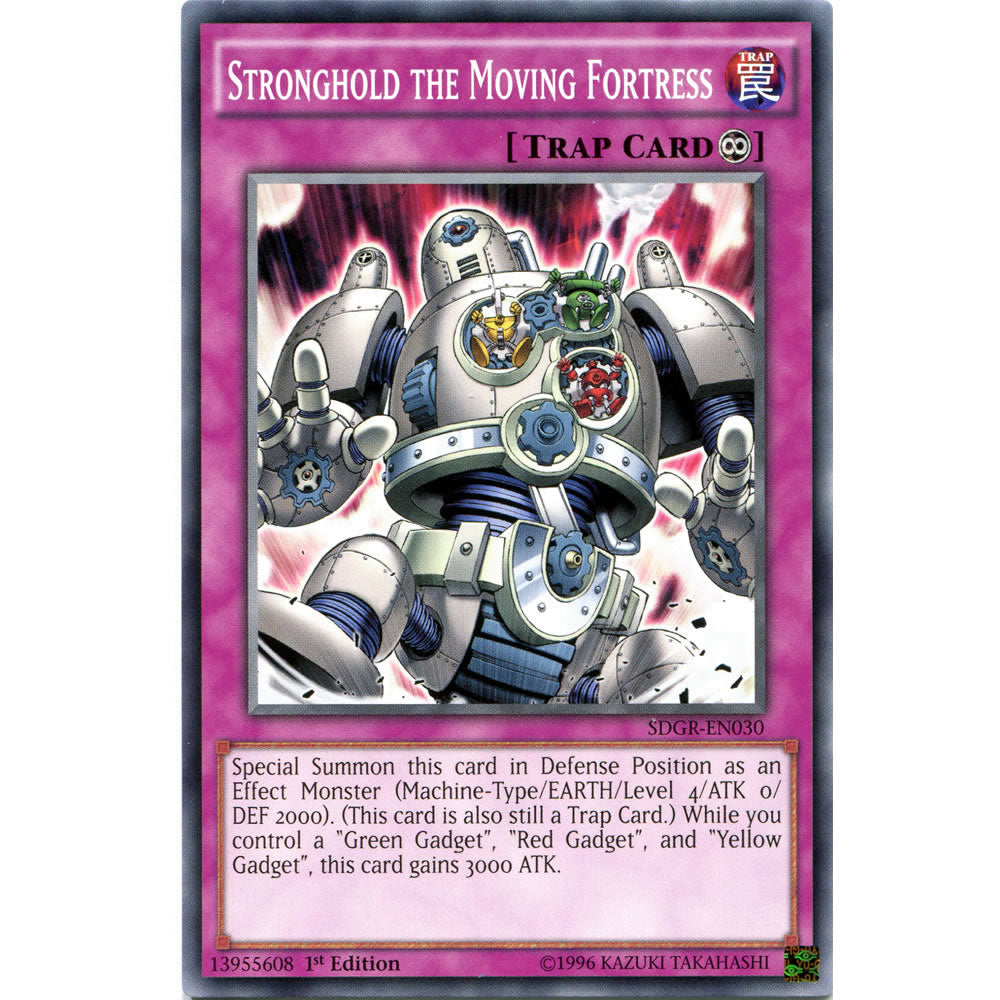 Stronghold the Moving Fortress SDGR-EN030 Yu-Gi-Oh! Card from the Geargia Rampage Set