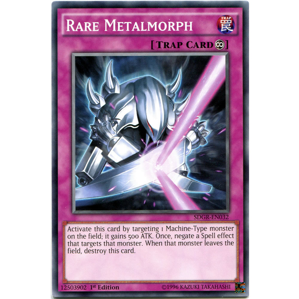 Rare Metalmorph SDGR-EN032 Yu-Gi-Oh! Card from the Geargia Rampage Set