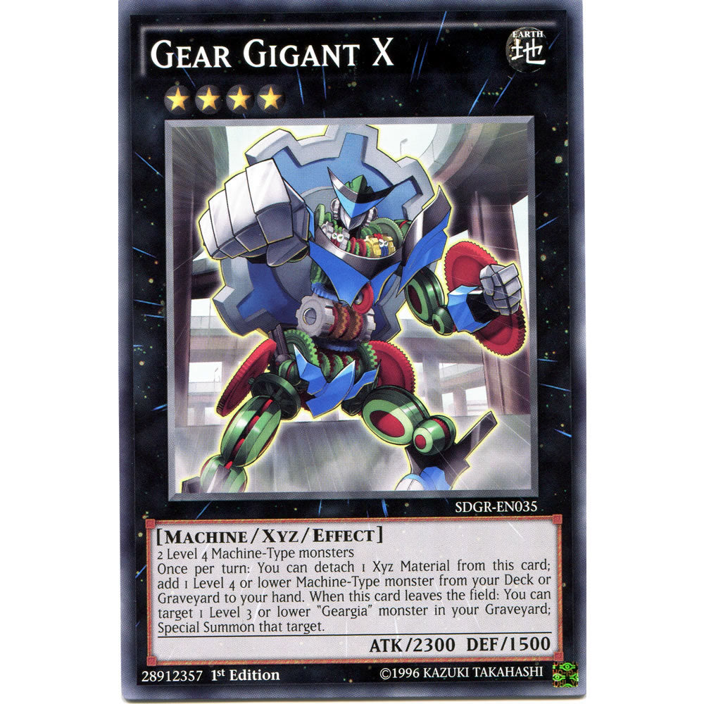 Gear Gigant X SDGR-EN035 Yu-Gi-Oh! Card from the Geargia Rampage Set