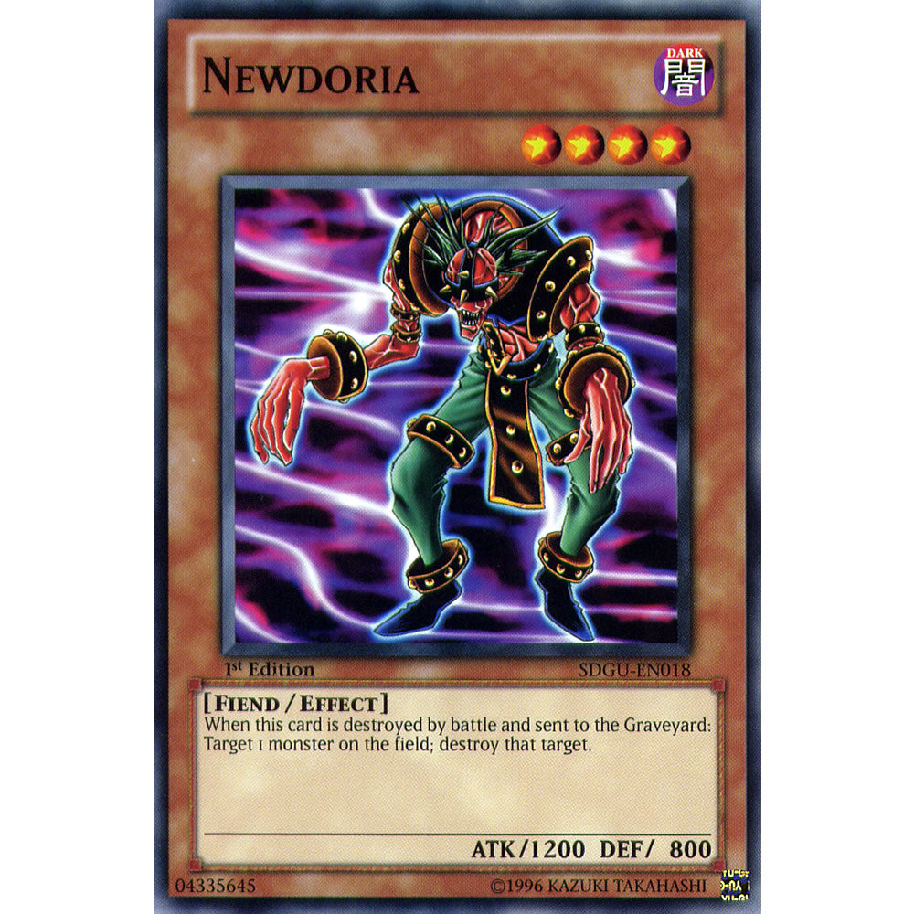 Newdoria SDGU-EN018 Yu-Gi-Oh! Card from the Gates of the Underworld Set