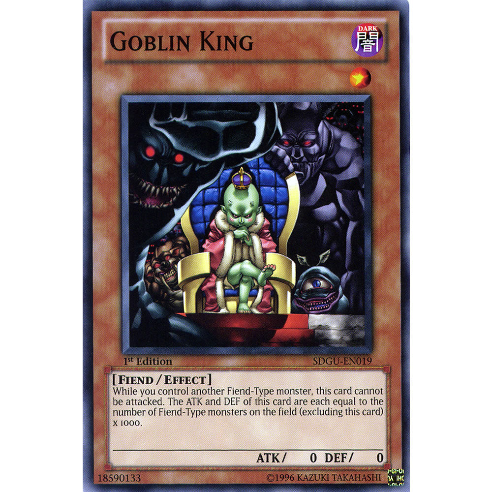 Goblin King SDGU-EN019 Yu-Gi-Oh! Card from the Gates of the Underworld Set
