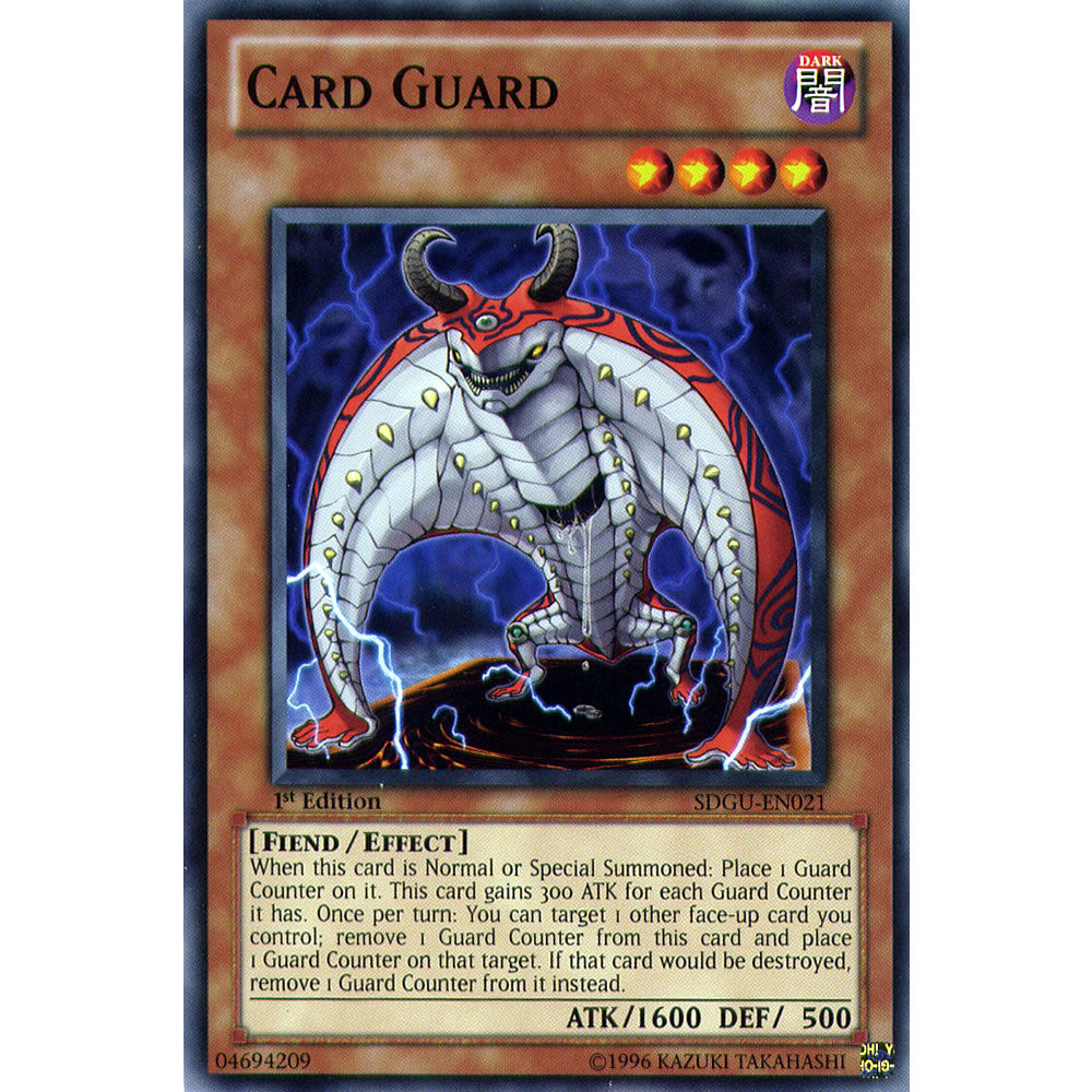Card Guard SDGU-EN021 Yu-Gi-Oh! Card from the Gates of the Underworld Set