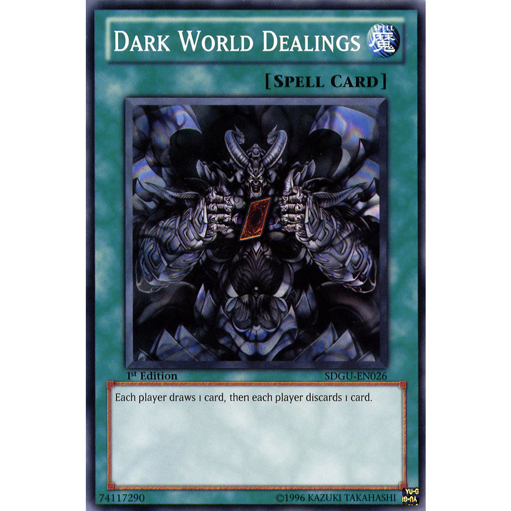 Dark World Dealings SDGU-EN026 Yu-Gi-Oh! Card from the Gates of the Underworld Set