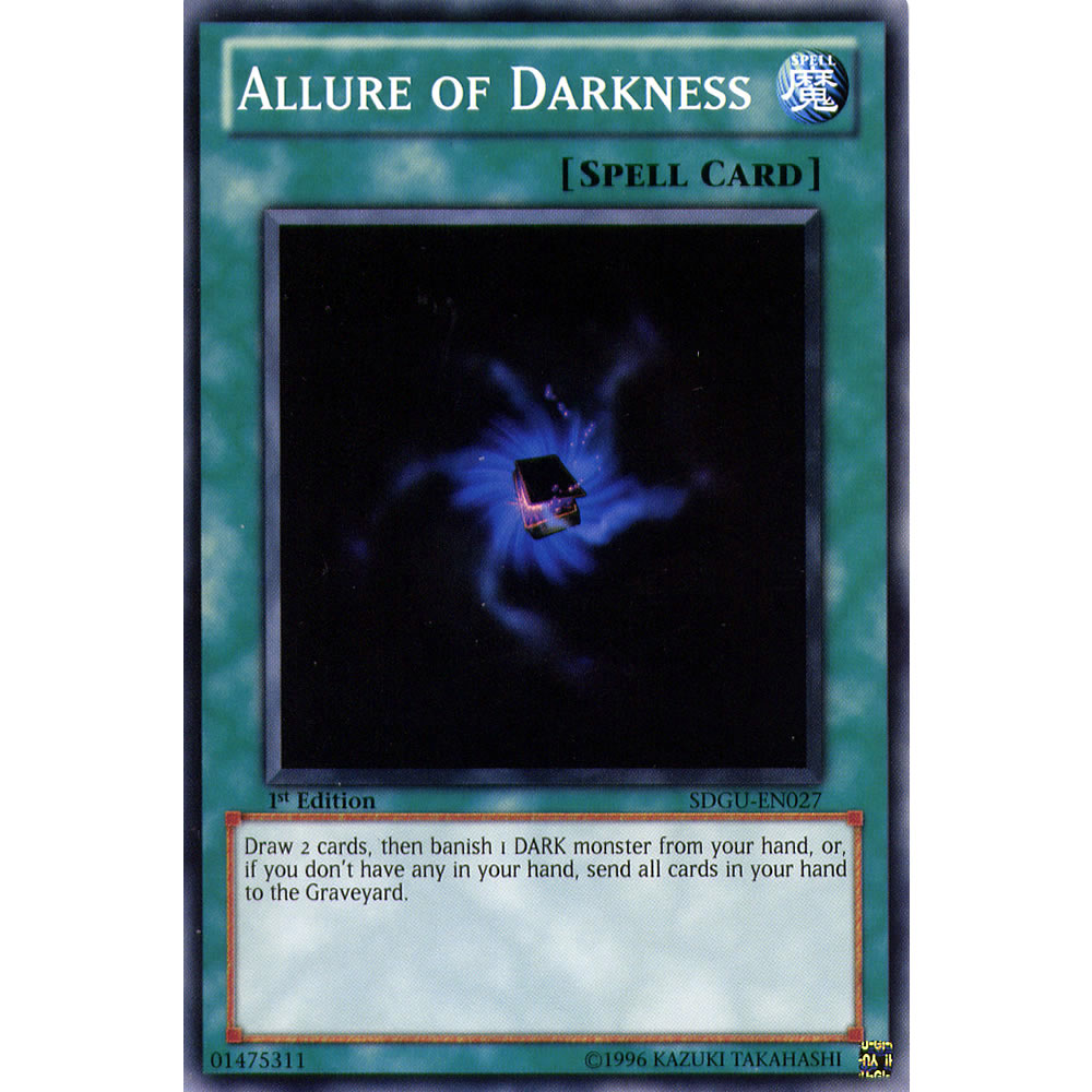 Allure of Darkness SDGU-EN027 Yu-Gi-Oh! Card from the Gates of the Underworld Set