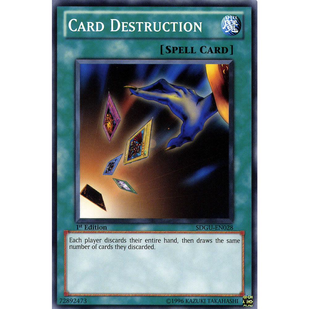 Card Destruction SDGU-EN028 Yu-Gi-Oh! Card from the Gates of the Underworld Set