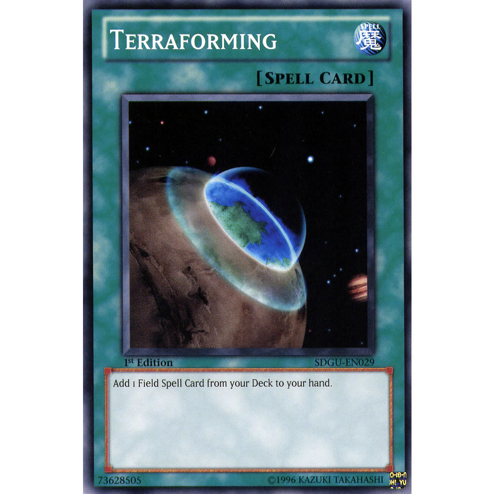 Terraforming SDGU-EN029 Yu-Gi-Oh! Card from the Gates of the Underworld Set