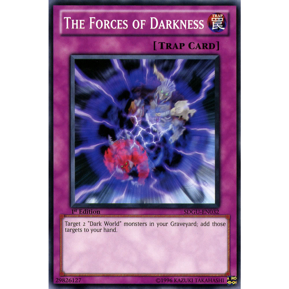 The Force of Darkness SDGU-EN032 Yu-Gi-Oh! Card from the Gates of the Underworld Set
