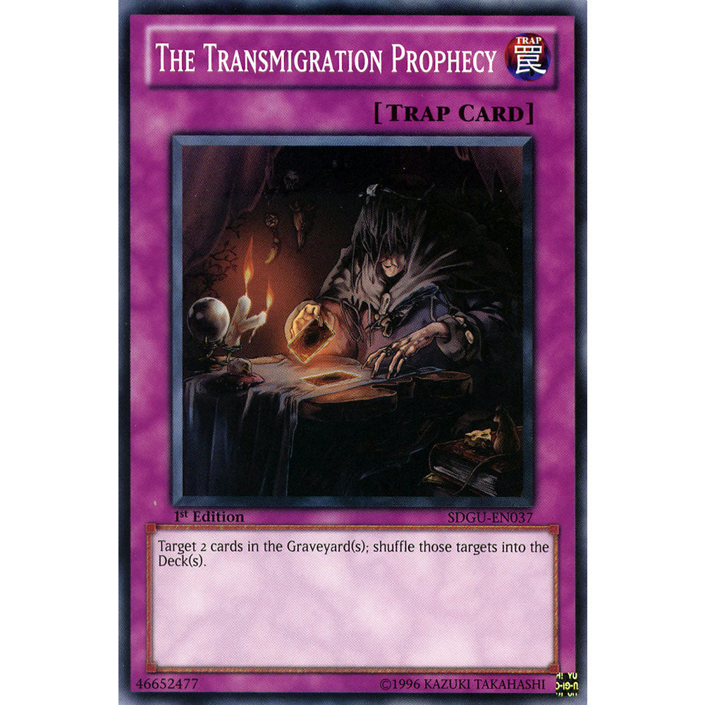 The Transmigration Prophecy SDGU-EN037 Yu-Gi-Oh! Card from the Gates of the Underworld Set