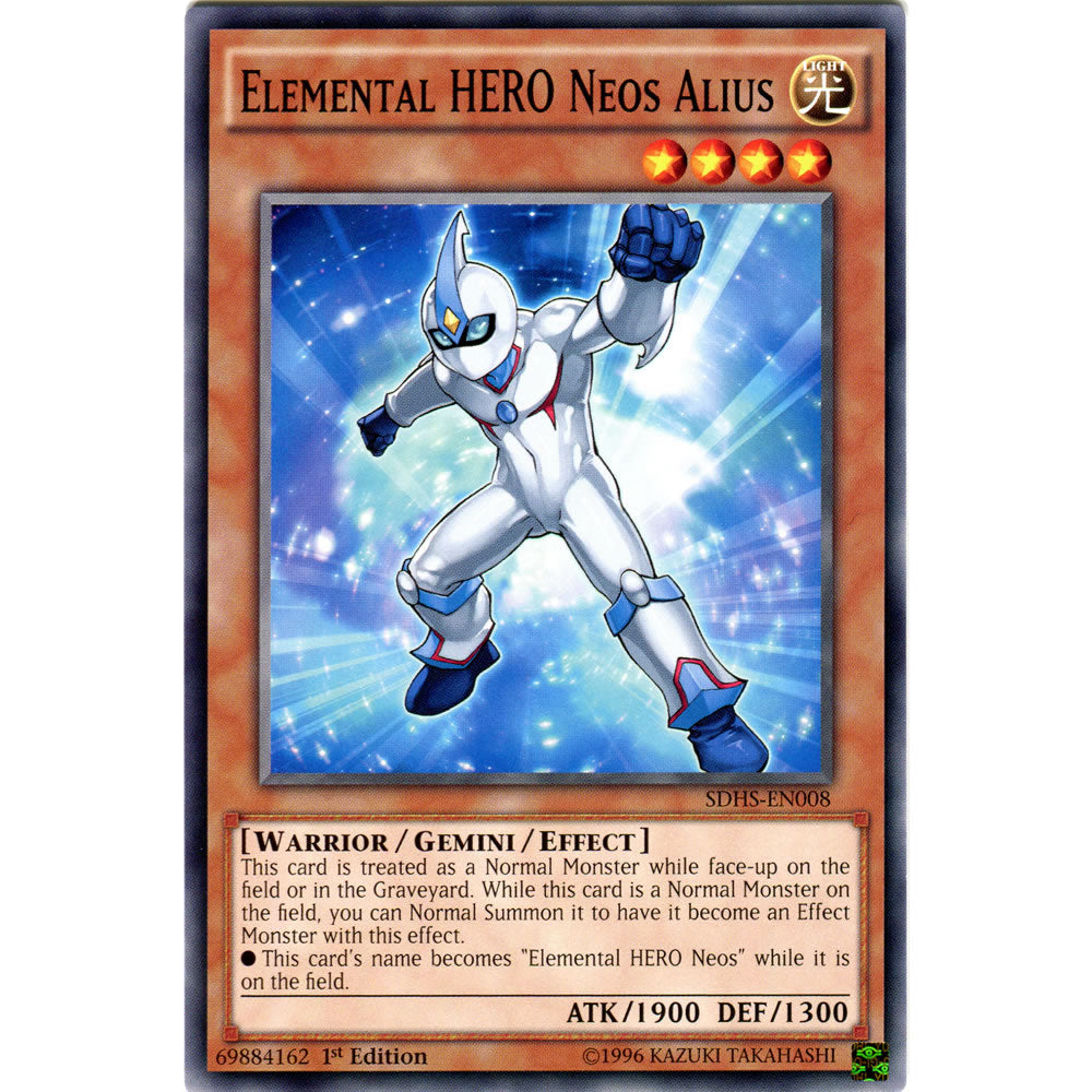 Elemental HERO Neos Alius SDHS-EN008 Yu-Gi-Oh! Card from the Hero Strike Set