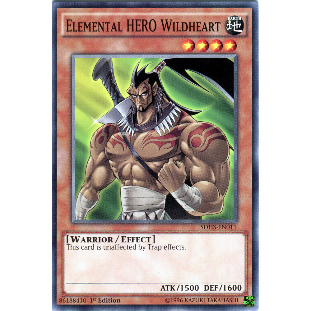 Elemental HERO Wildheart SDHS-EN011 Yu-Gi-Oh! Card from the Hero Strike Set