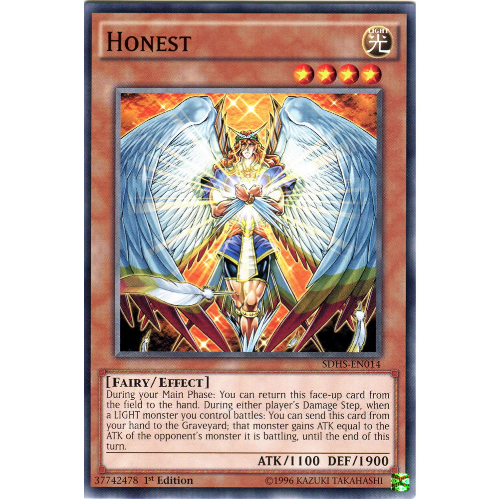 Honest SDHS-EN014 Yu-Gi-Oh! Card from the Hero Strike Set