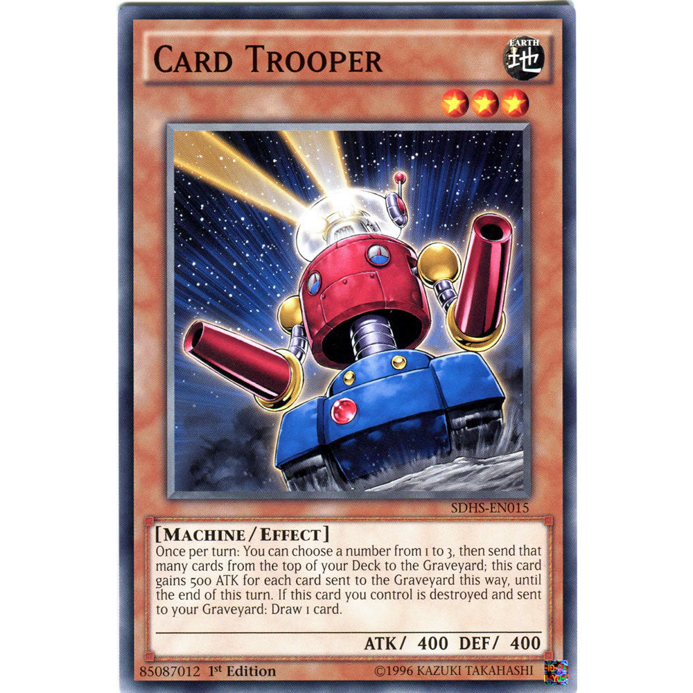 Card Trooper SDHS-EN015 Yu-Gi-Oh! Card from the Hero Strike Set