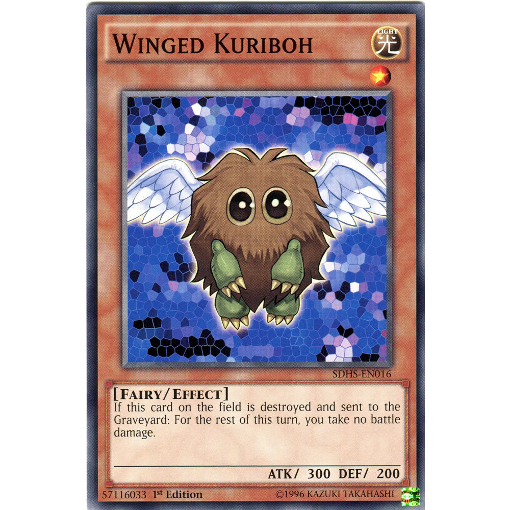 Winged Kuriboh SDHS-EN016 Yu-Gi-Oh! Card from the Hero Strike Set
