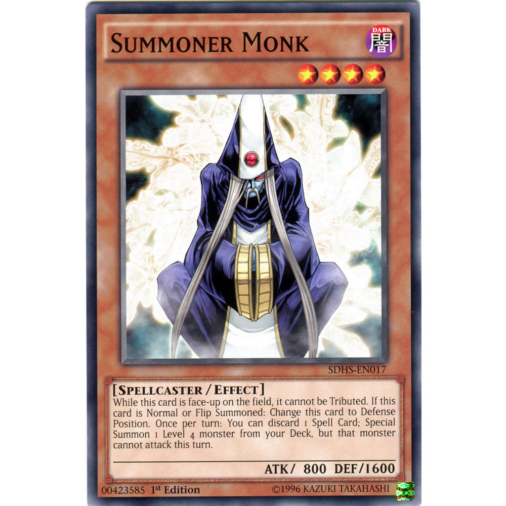 Summoner Monk SDHS-EN017 Yu-Gi-Oh! Card from the Hero Strike Set