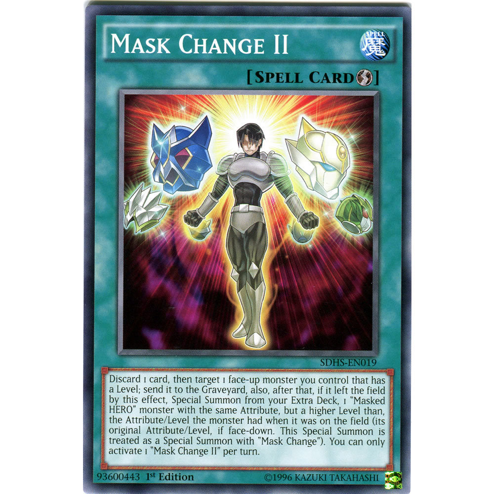 Mask Change II SDHS-EN019 Yu-Gi-Oh! Card from the Hero Strike Set