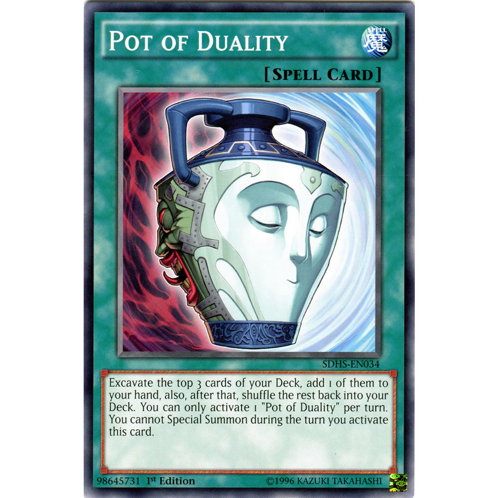 Pot of Duality SDHS-EN034 Yu-Gi-Oh! Card from the Hero Strike Set