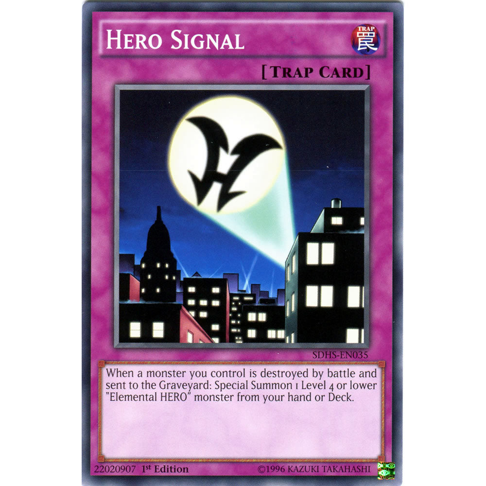 Hero Signal SDHS-EN035 Yu-Gi-Oh! Card from the Hero Strike Set
