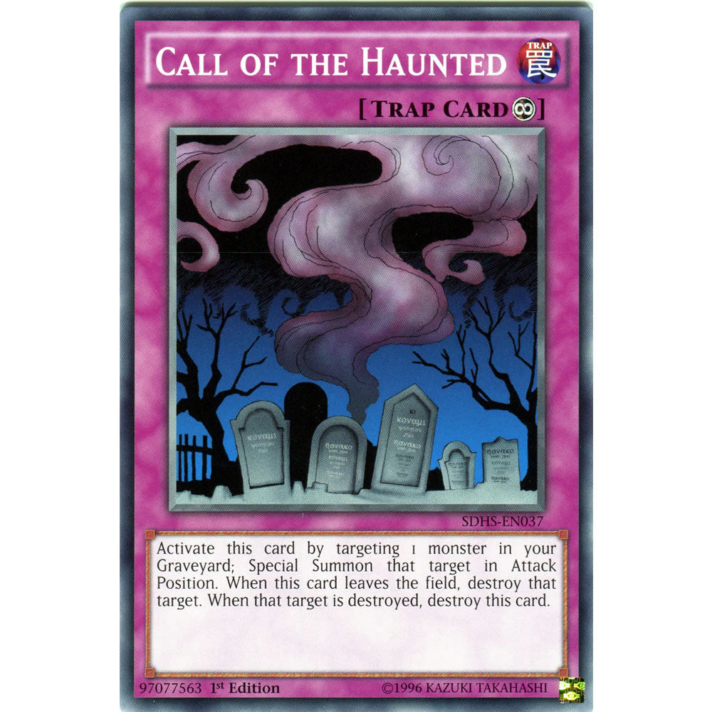 Call of the Haunted SDHS-EN037 Yu-Gi-Oh! Card from the Hero Strike Set