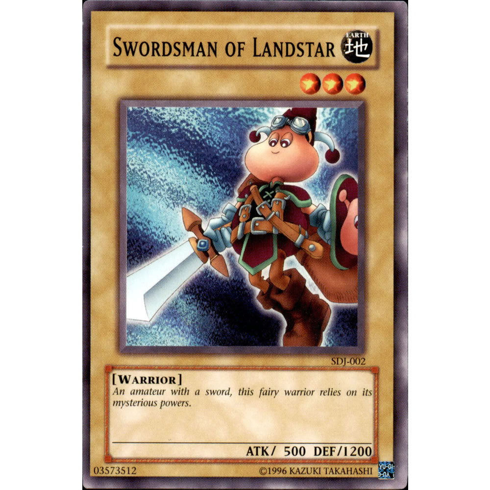 Swordsman of Landstar SDJ-002 Yu-Gi-Oh! Card from the Joey Set