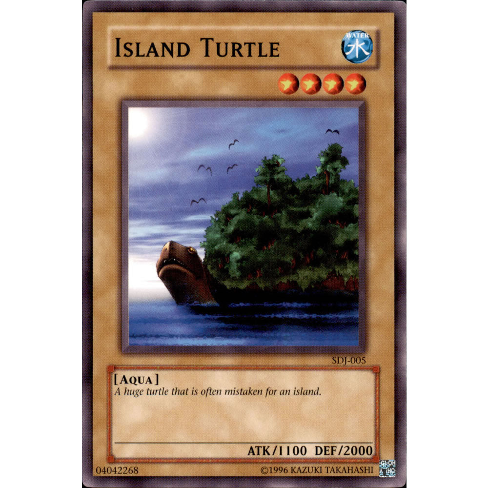 Island Turtle SDJ-005 Yu-Gi-Oh! Card from the Joey Set