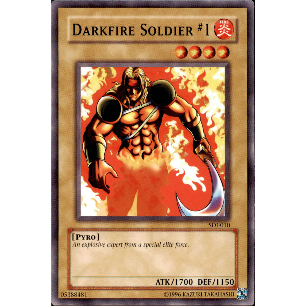 Darkfire Soldier #1 SDJ-010 Yu-Gi-Oh! Card from the Joey Set