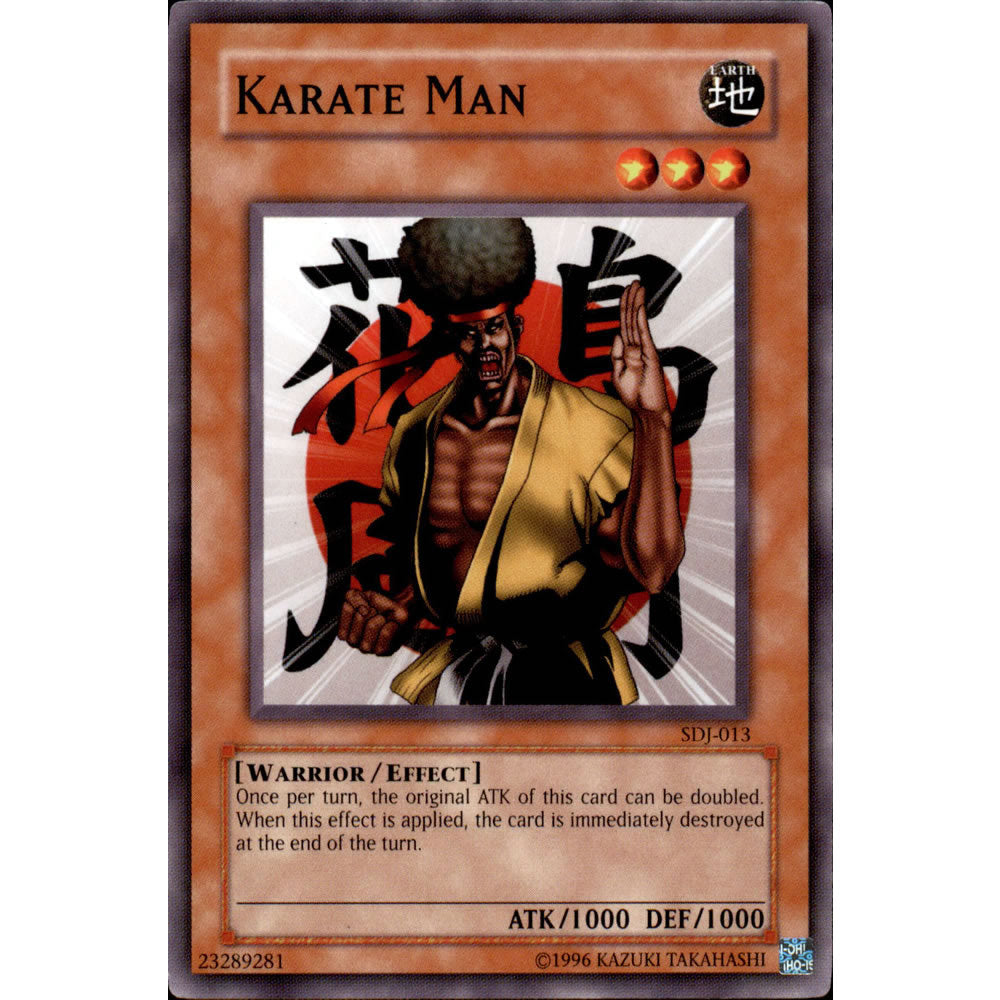 Karate Man SDJ-013 Yu-Gi-Oh! Card from the Joey Set
